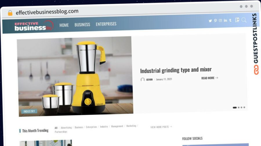 Publish Guest Post on effectivebusinessblog.com