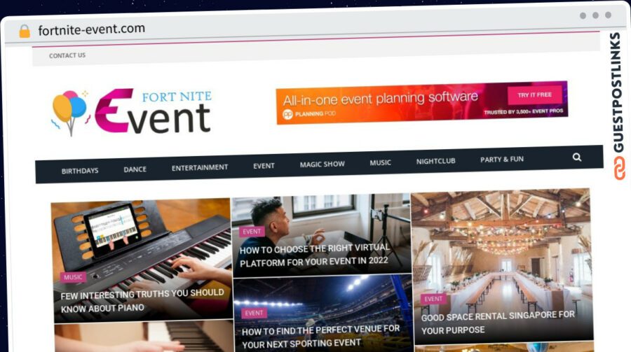 Publish Guest Post on fortnite-event.com