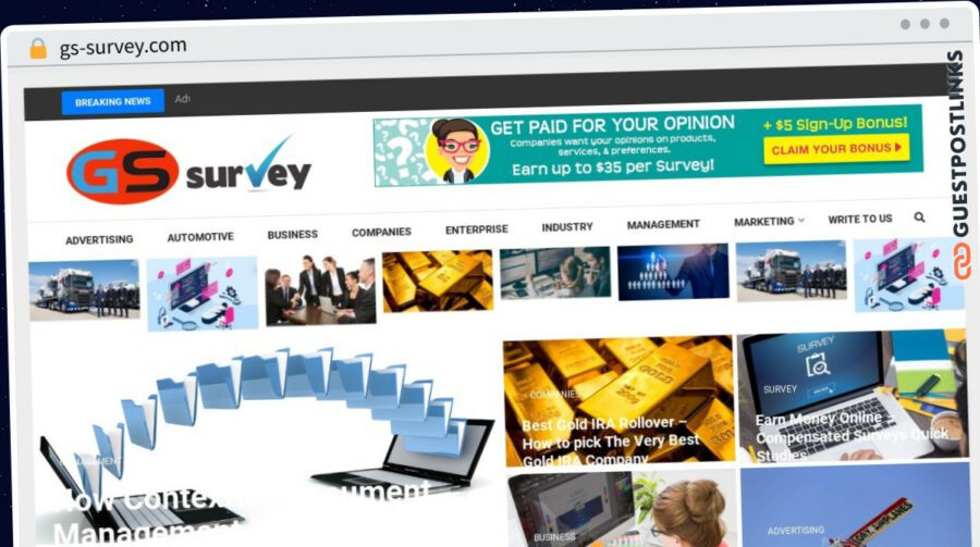 Publish Guest Post on gs-survey.com