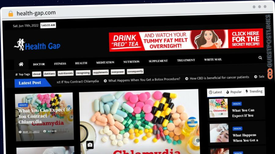 Publish Guest Post on health-gap.com
