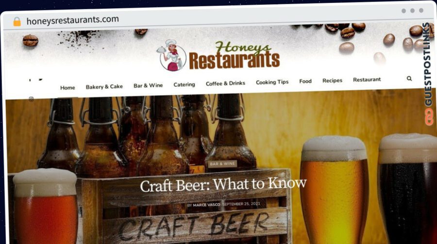 Publish Guest Post on honeysrestaurants.com
