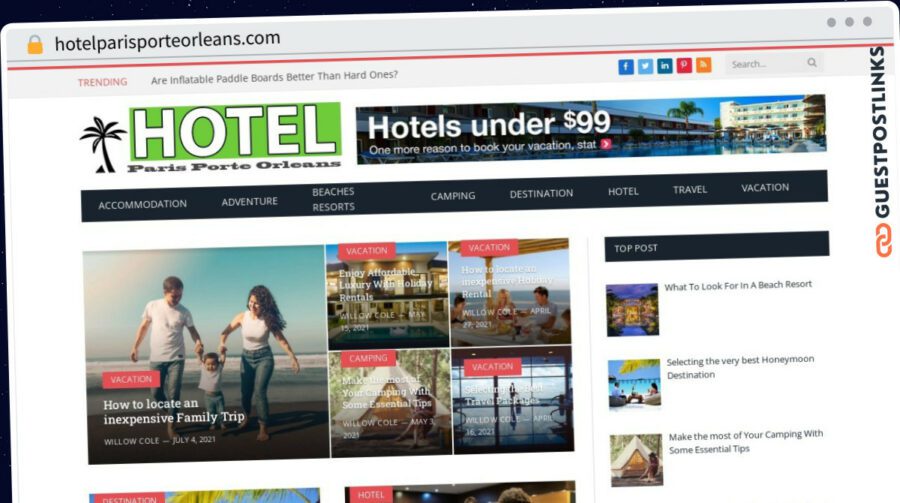 Publish Guest Post on hotelparisporteorleans.com