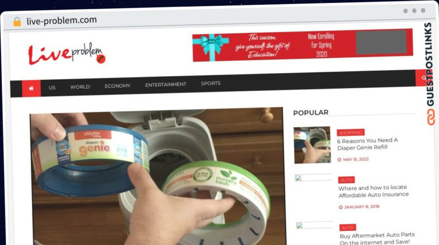 Publish Guest Post on live-problem.com