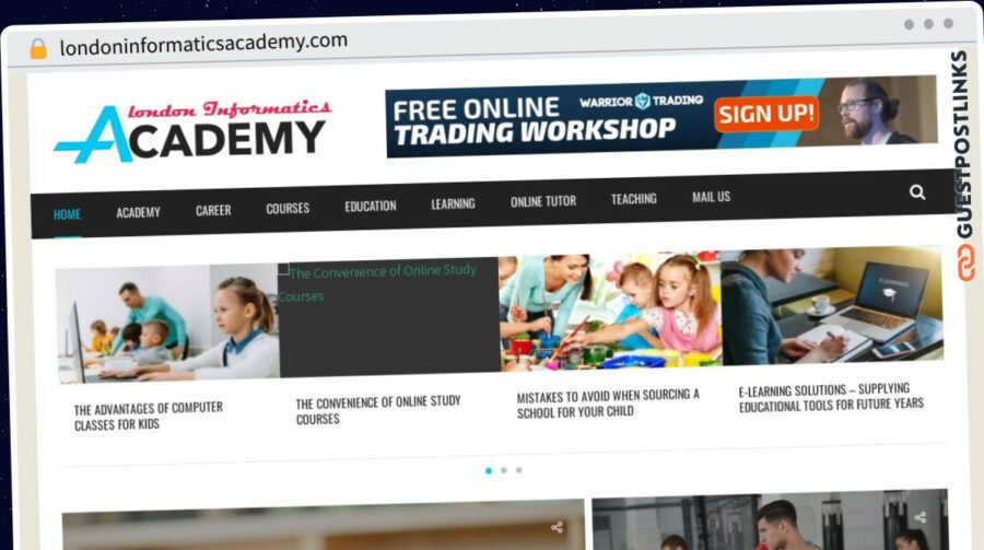 Publish Guest Post on londoninformaticsacademy.com