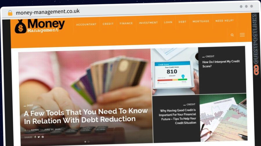 Publish Guest Post on money-management.co.uk