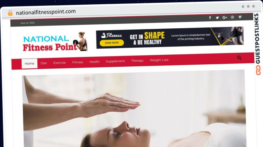 Publish Guest Post on nationalfitnesspoint.com