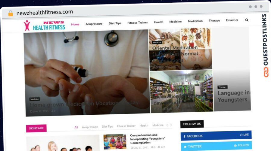 Publish Guest Post on newzhealthfitness.com