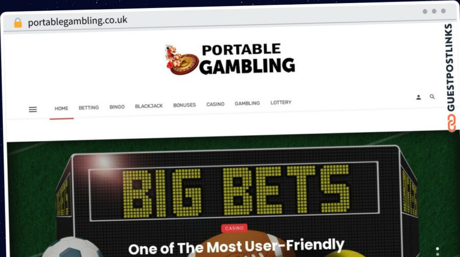 Publish Guest Post on portablegambling.co.uk