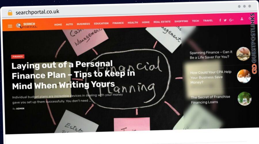 Publish Guest Post on searchportal.co.uk