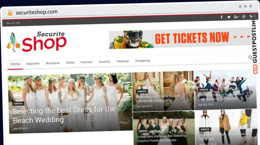 Publish Guest Post on securiteshop.com