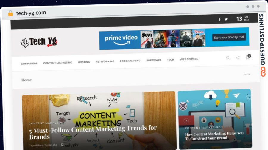 Publish Guest Post on tech-yg.com