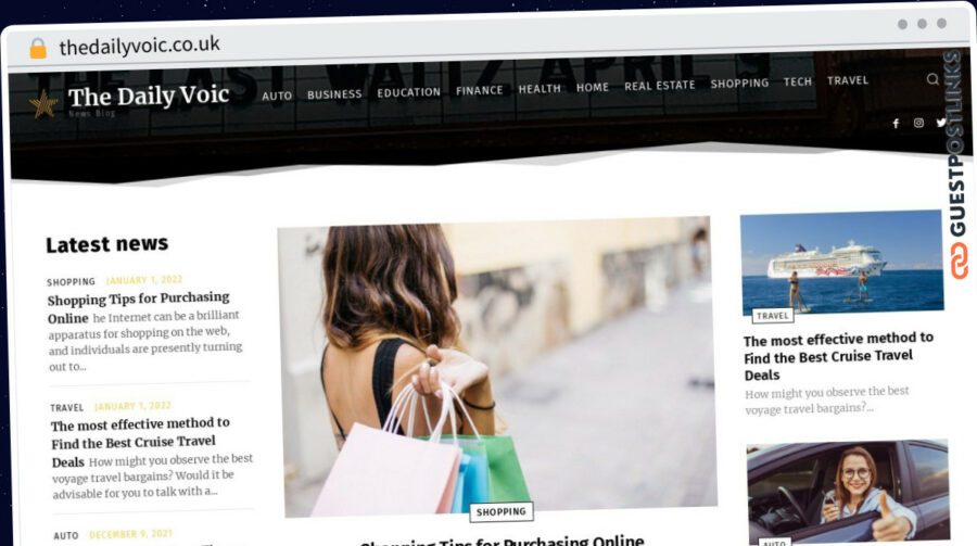 Publish Guest Post on thedailyvoic.co.uk