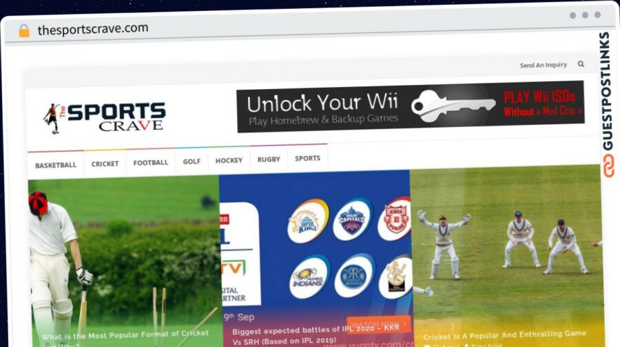 Publish Guest Post on thesportscrave.com