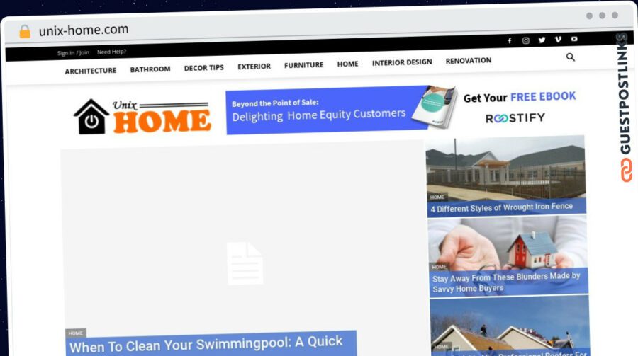 Publish Guest Post on unix-home.com