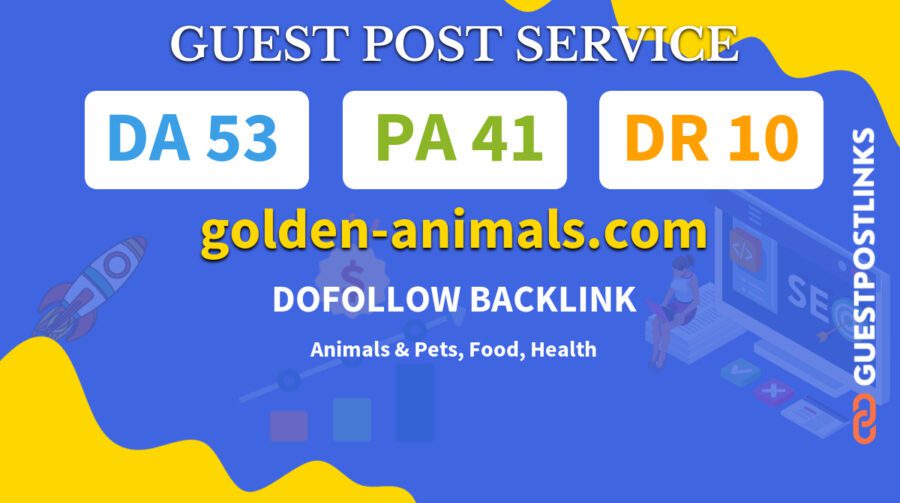 Buy Guest Post on golden-animals.com