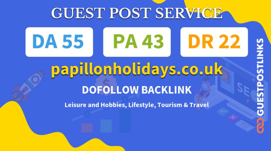 Buy Guest Post on papillonholidays.co.uk