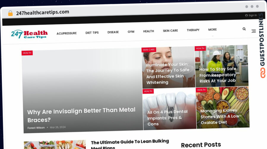 Publish Guest Post on 247healthcaretips.com