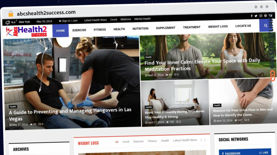 Publish Guest Post on abcshealth2success.com