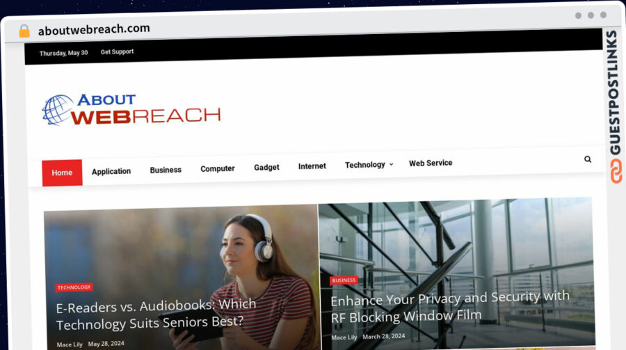 Publish Guest Post on aboutwebreach.com
