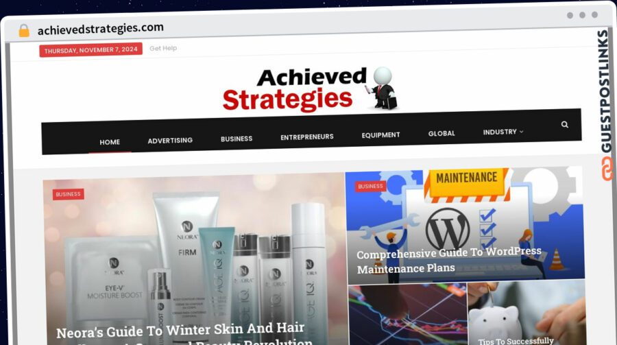 Publish Guest Post on achievedstrategies.com