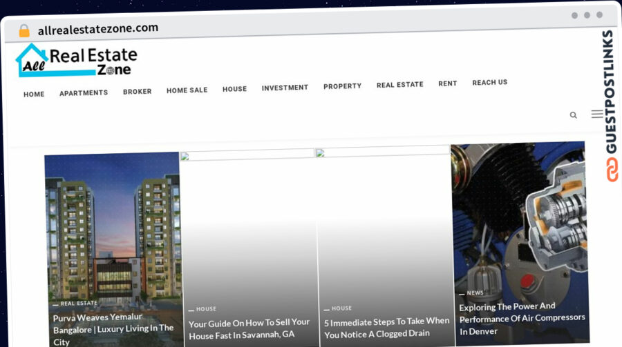 Publish Guest Post on allrealestatezone.com