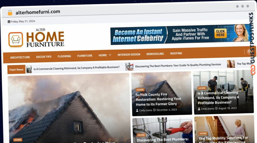 Publish Guest Post on alterhomefurni.com