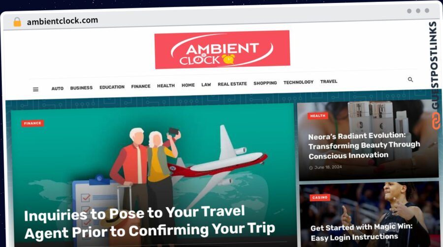 Publish Guest Post on ambientclock.com