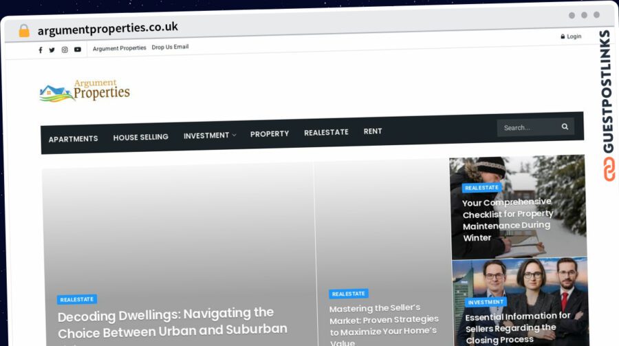 Publish Guest Post on argumentproperties.co.uk