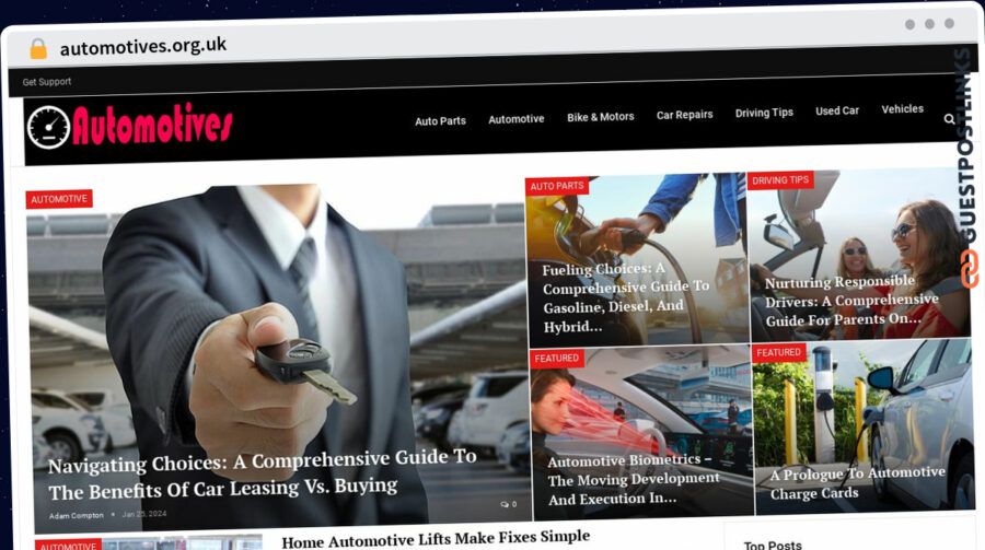 Publish Guest Post on automotives.org.uk