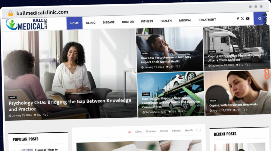 Publish Guest Post on ballmedicalclinic.com