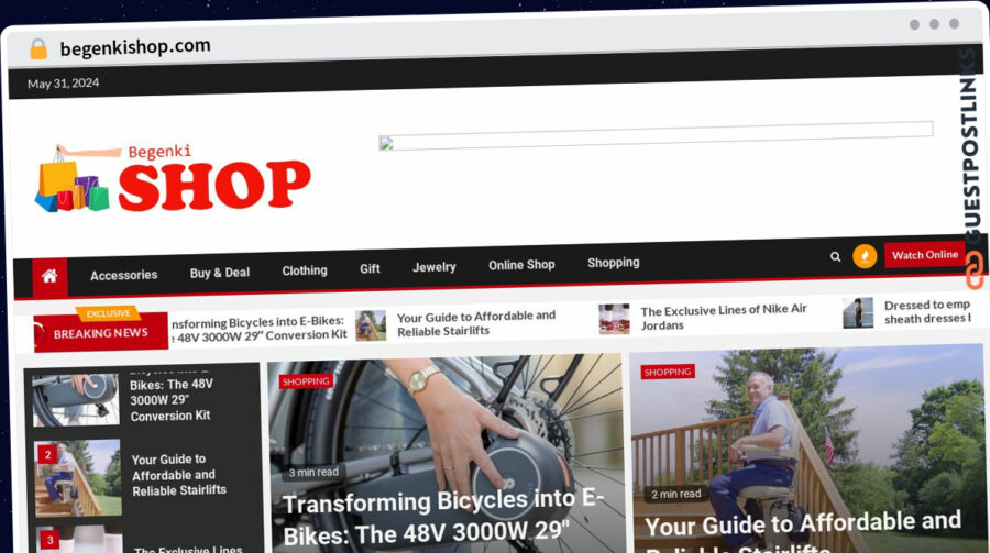 Publish Guest Post on begenkishop.com