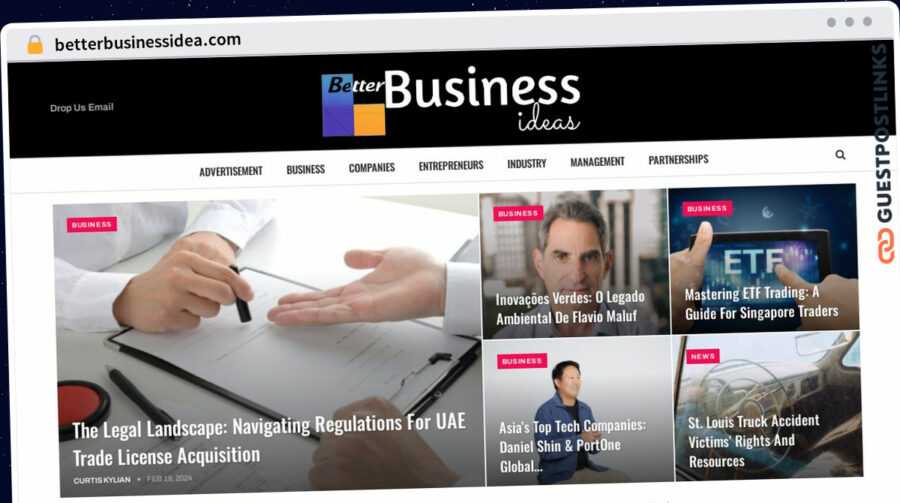 Publish Guest Post on betterbusinessidea.com