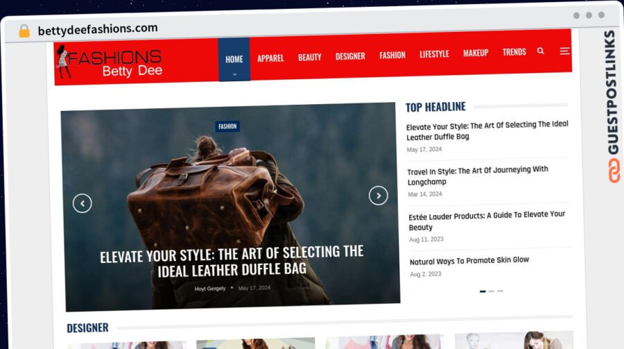Publish Guest Post on bettydeefashions.com