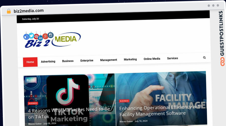 Publish Guest Post on biz2media.com