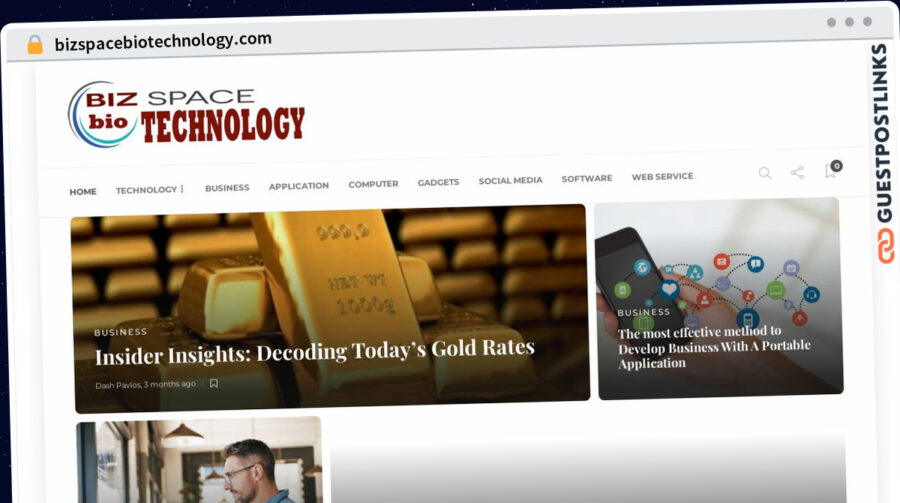 Publish Guest Post on bizspacebiotechnology.com