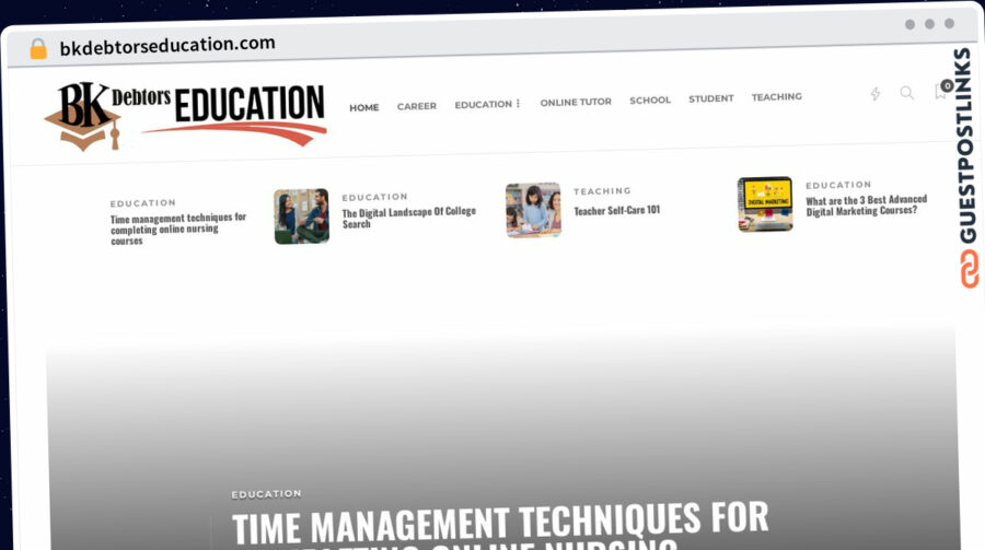 Publish Guest Post on bkdebtorseducation.com
