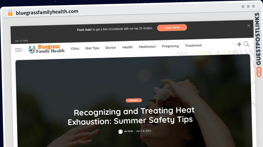 Publish Guest Post on bluegrassfamilyhealth.com