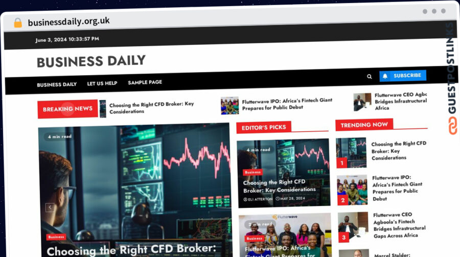 Publish Guest Post on businessdaily.org.uk