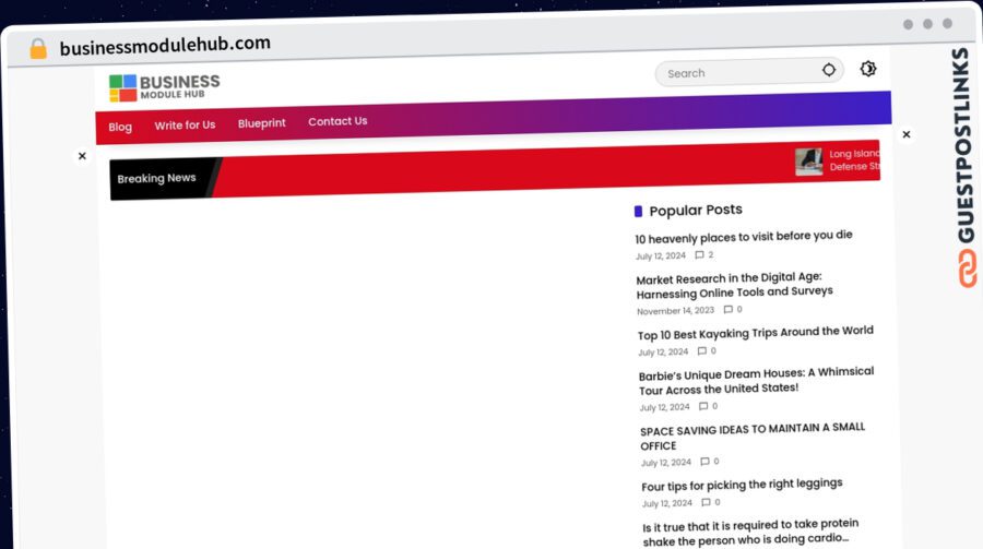 Publish Guest Post on businessmodulehub.com