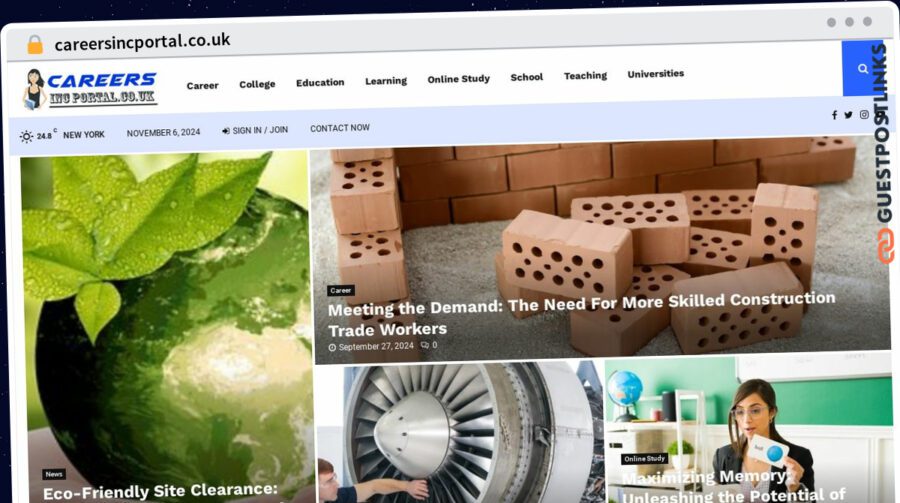 Publish Guest Post on careersincportal.co.uk