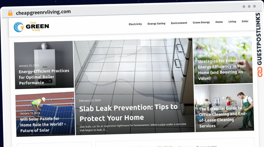 Publish Guest Post on cheapgreenrvliving.com