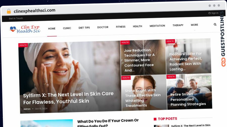 Publish Guest Post on clinexphealthsci.com