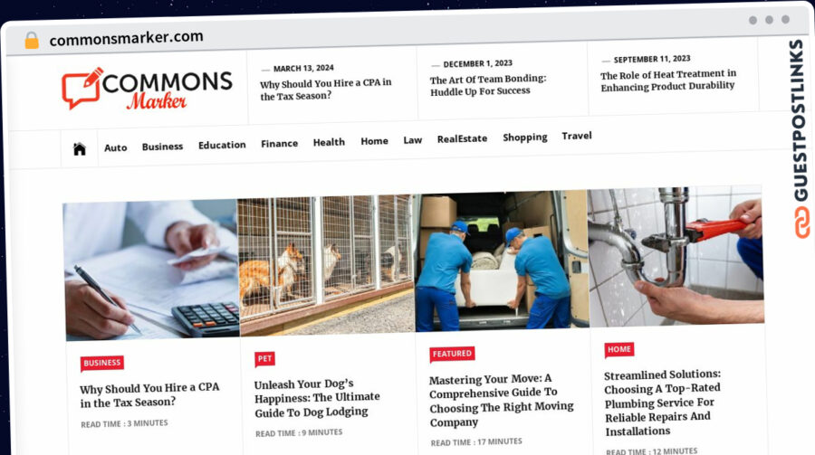 Publish Guest Post on commonsmarker.com