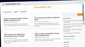 Publish Guest Post on corehealth4you.com