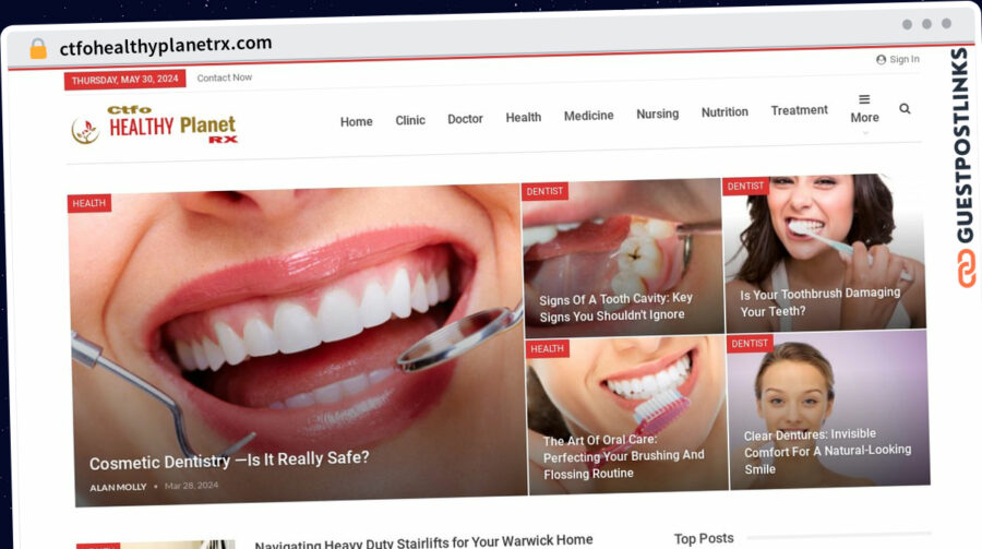 Publish Guest Post on ctfohealthyplanetrx.com