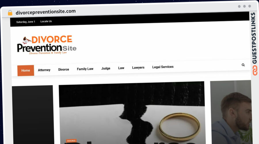 Publish Guest Post on divorcepreventionsite.com