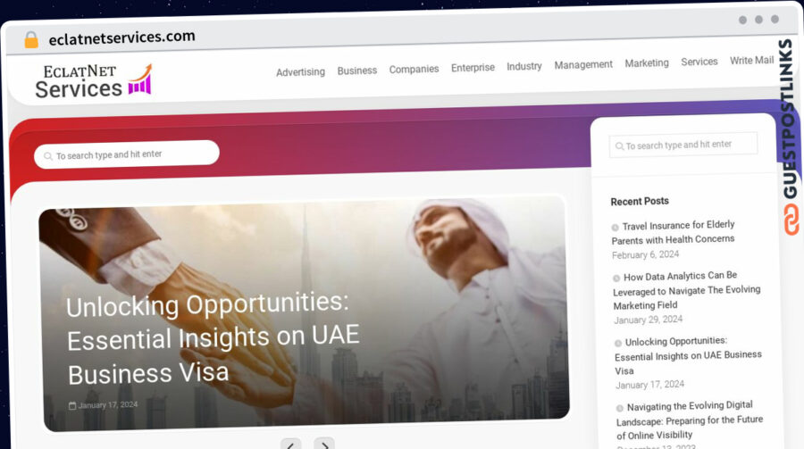 Publish Guest Post on eclatnetservices.com