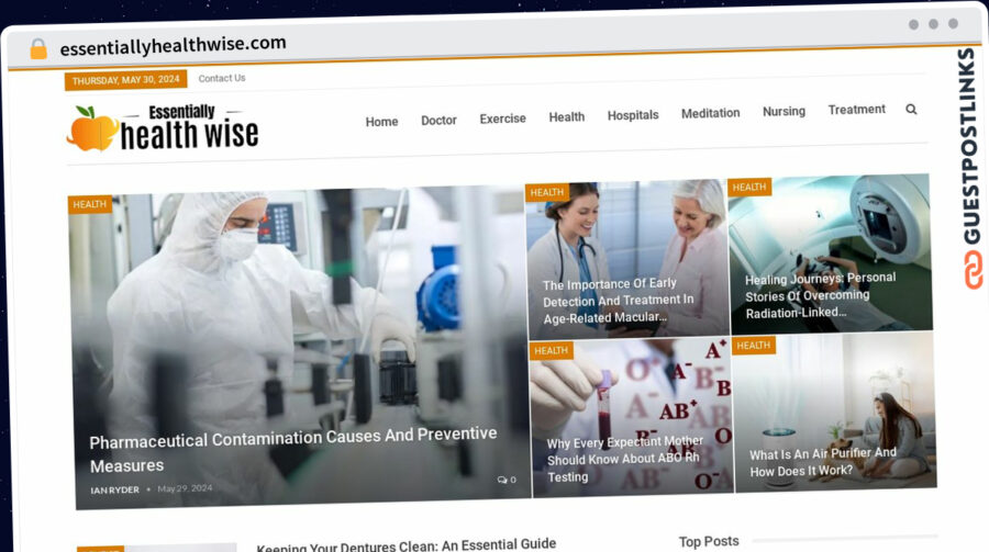 Publish Guest Post on essentiallyhealthwise.com