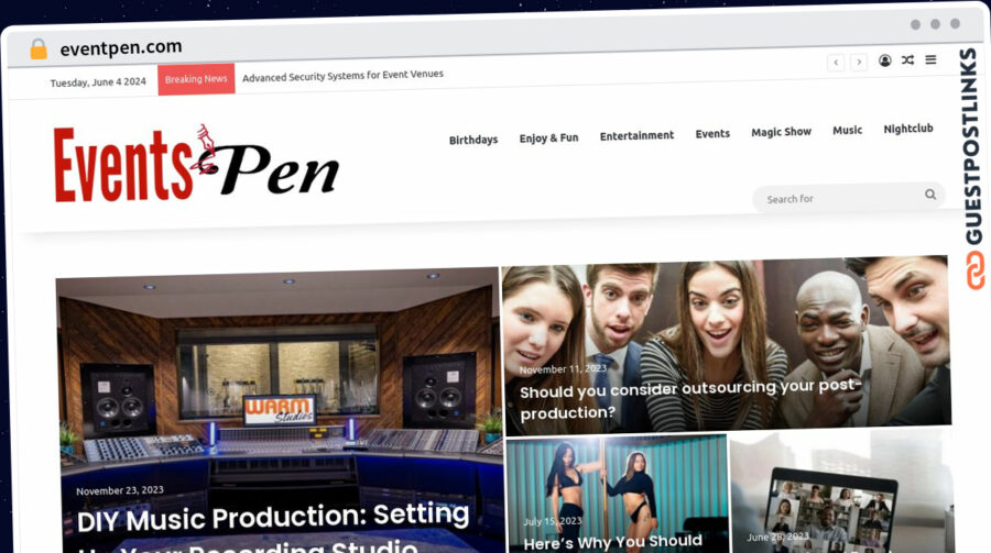 Publish Guest Post on eventpen.com