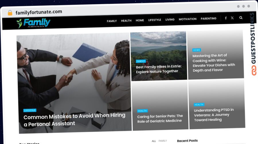 Publish Guest Post on familyfortunate.com